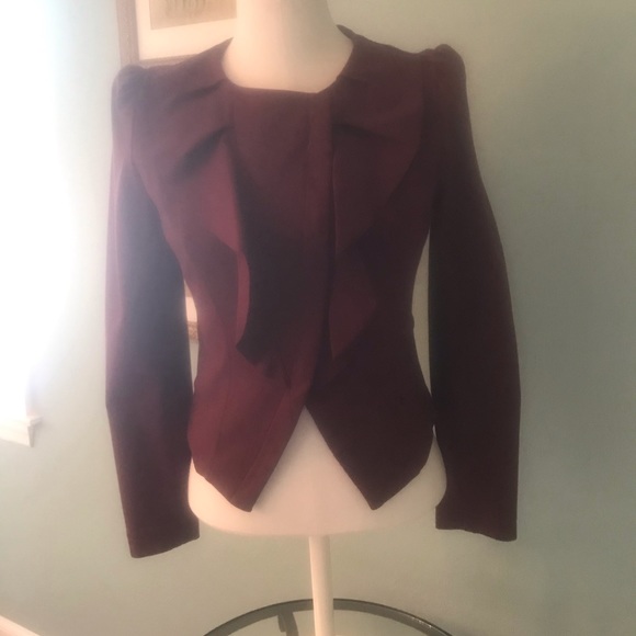 INC Ruffled Blazer - Picture 2 of 7